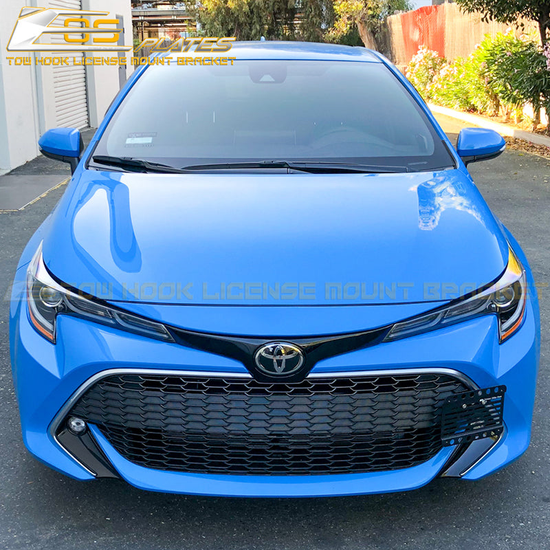 2020 toyota corolla front license plate bracket