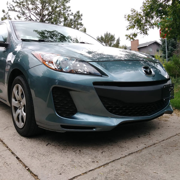 mazda 3 plate holder