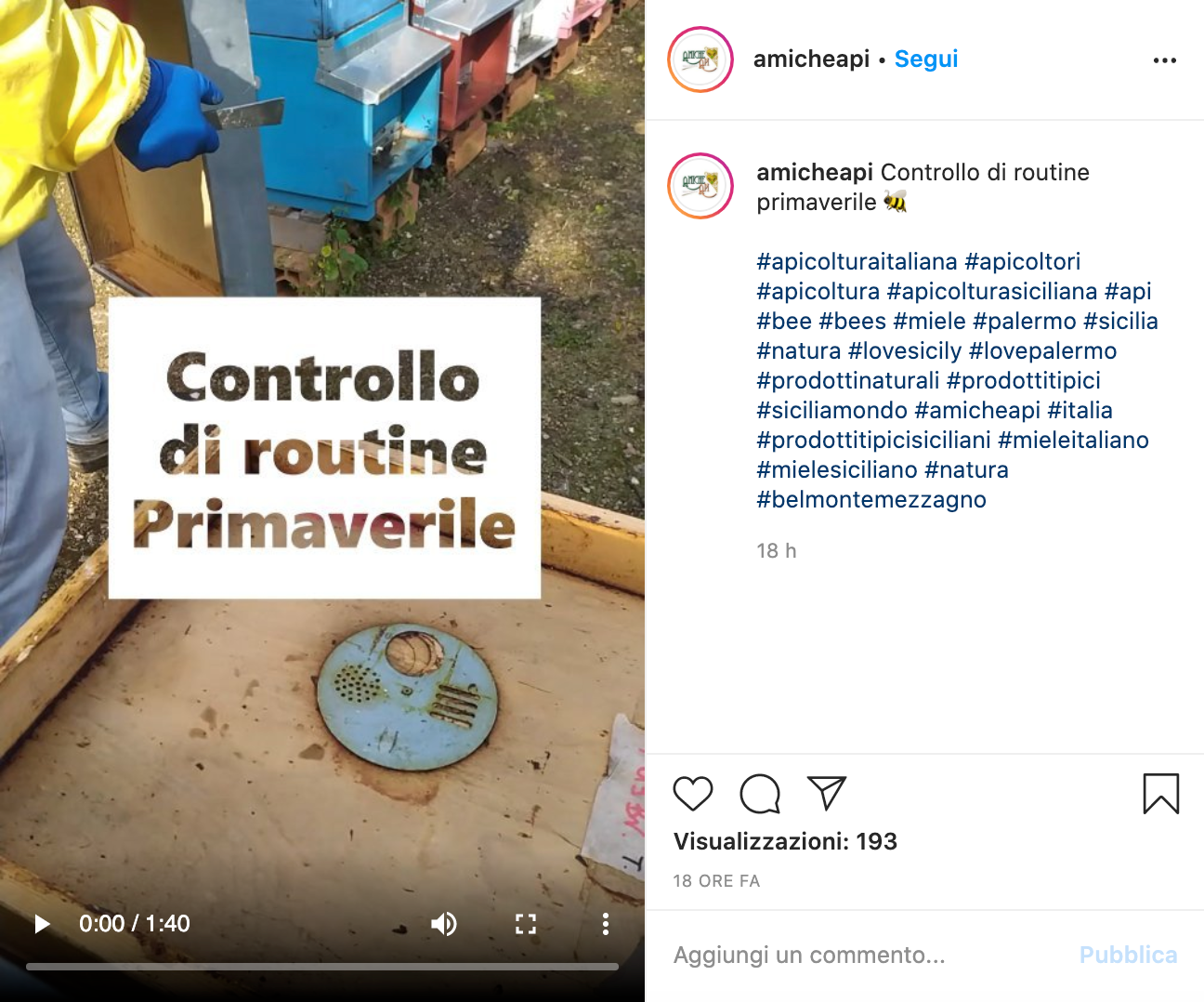 Amicheapi profilo Instagram