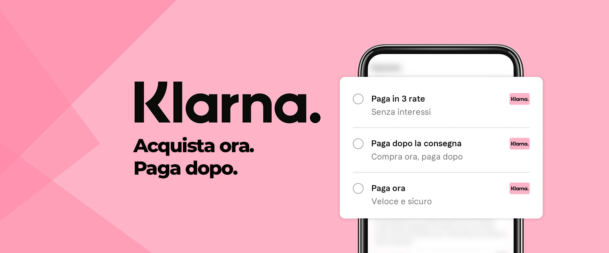 Klarna. Compra ora, Paga dopo su Arketicom!