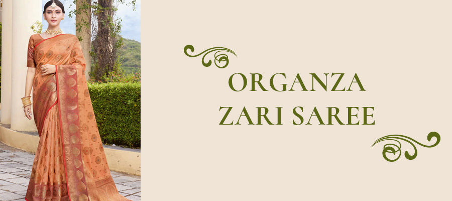 Organza Zari Saree