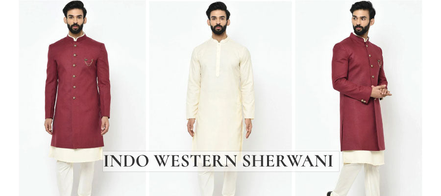 indo western dress for men