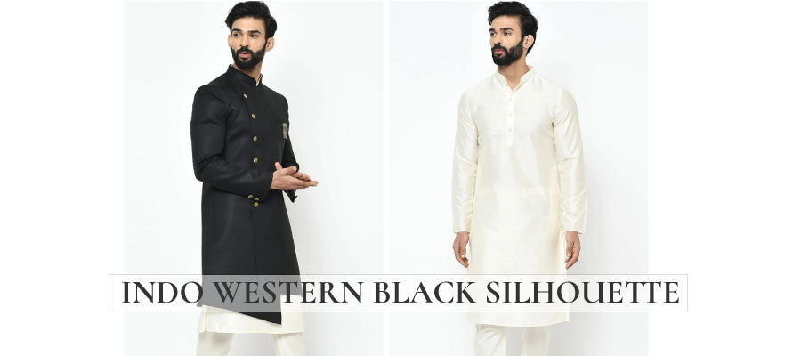 INDO WESTERN BLACK SILHOUETTE