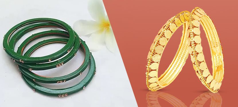 Green bangles for Bride
