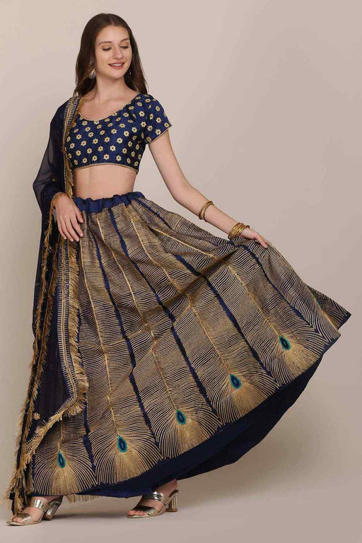 Buy online Morpankh Print Silk Saree from ethnic wear for Women by Vedanta  for ₹3350 at 0% off | 2024 Limeroad.com