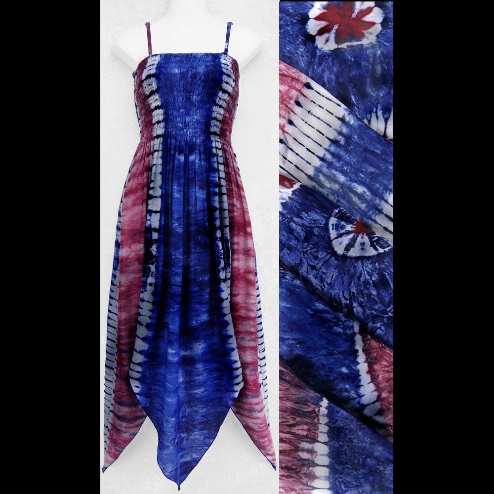 red white and blue sun dress