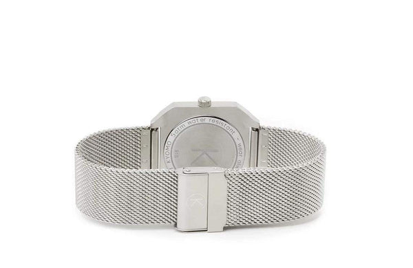 Watch 1E - White/Silver with Mesh