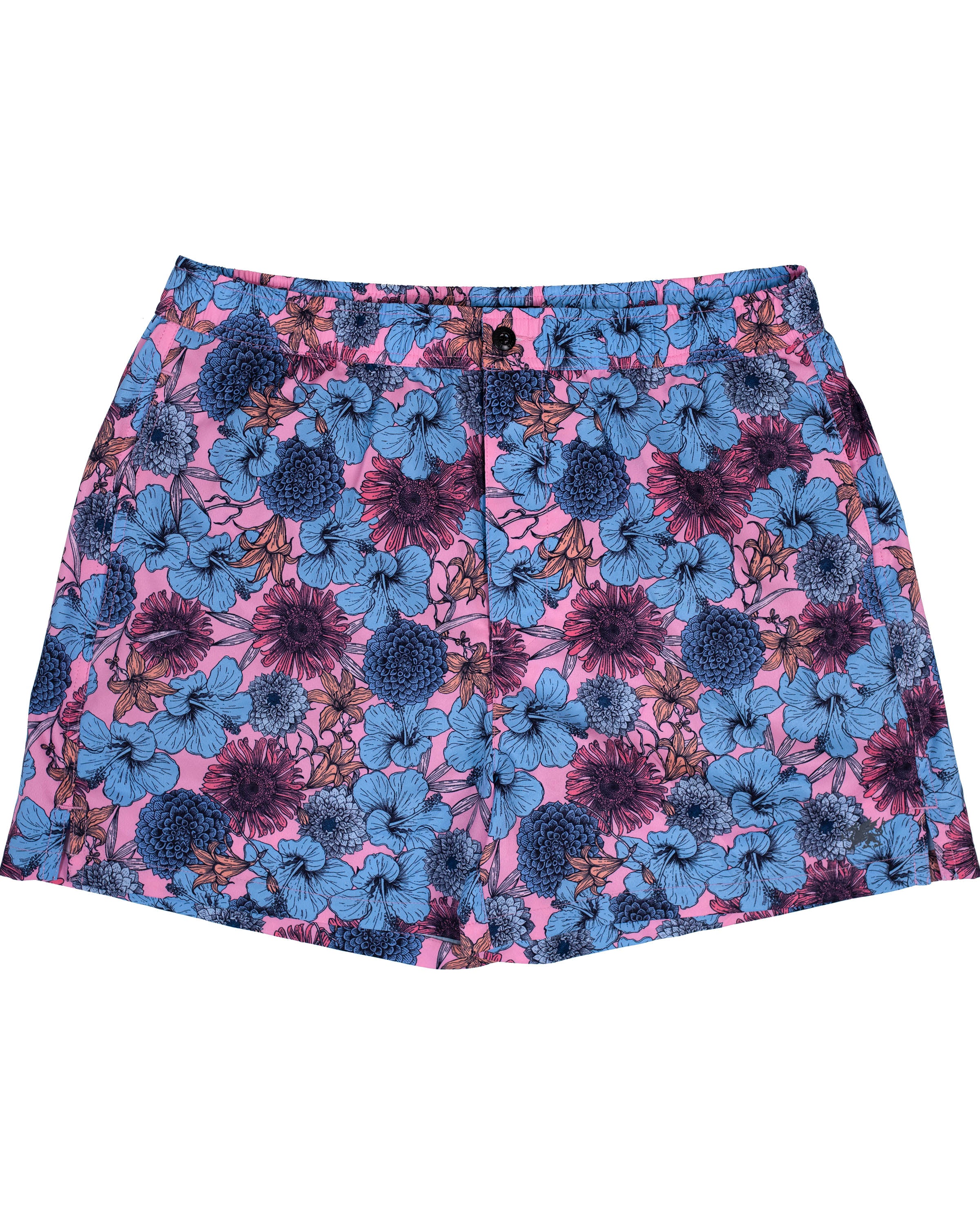 QUACK HIBISCUS GARDEN SWIM SHORT IN PINK – Lords Of Harlech