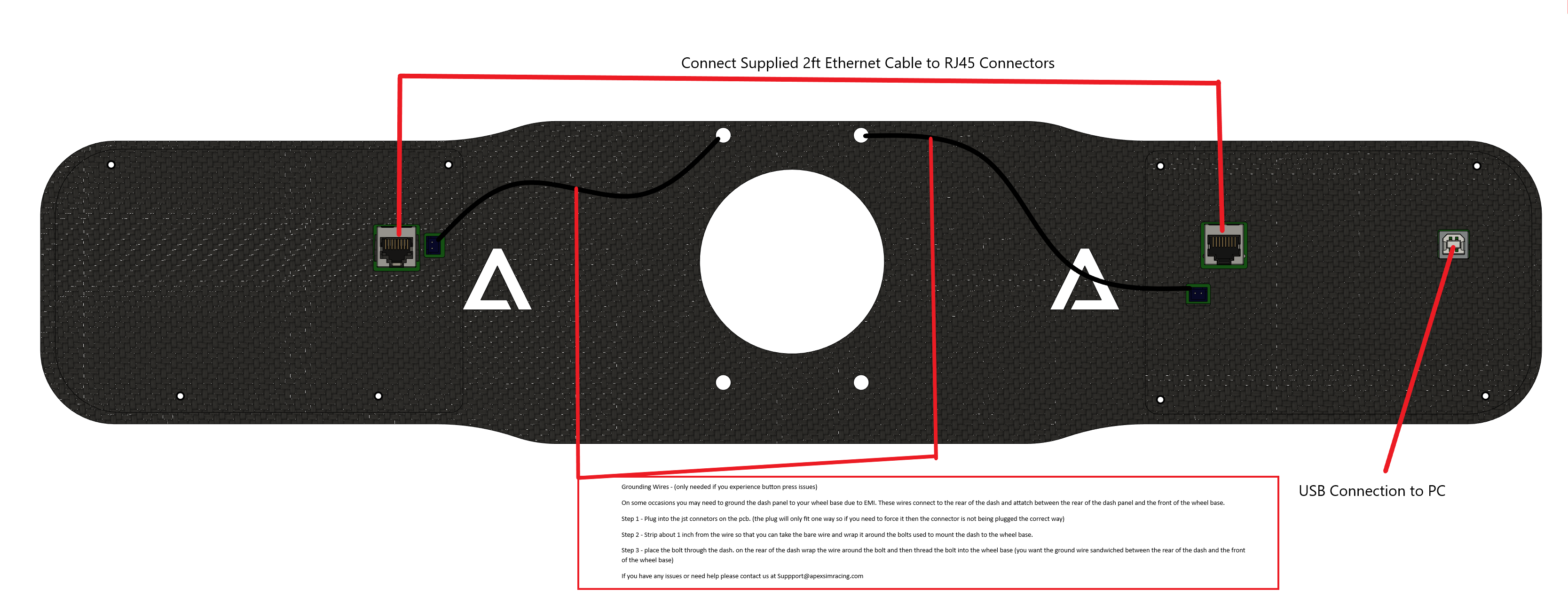 Fanatec Club Sport Dash Board – Apex Sim Racing - Sim Racing Products