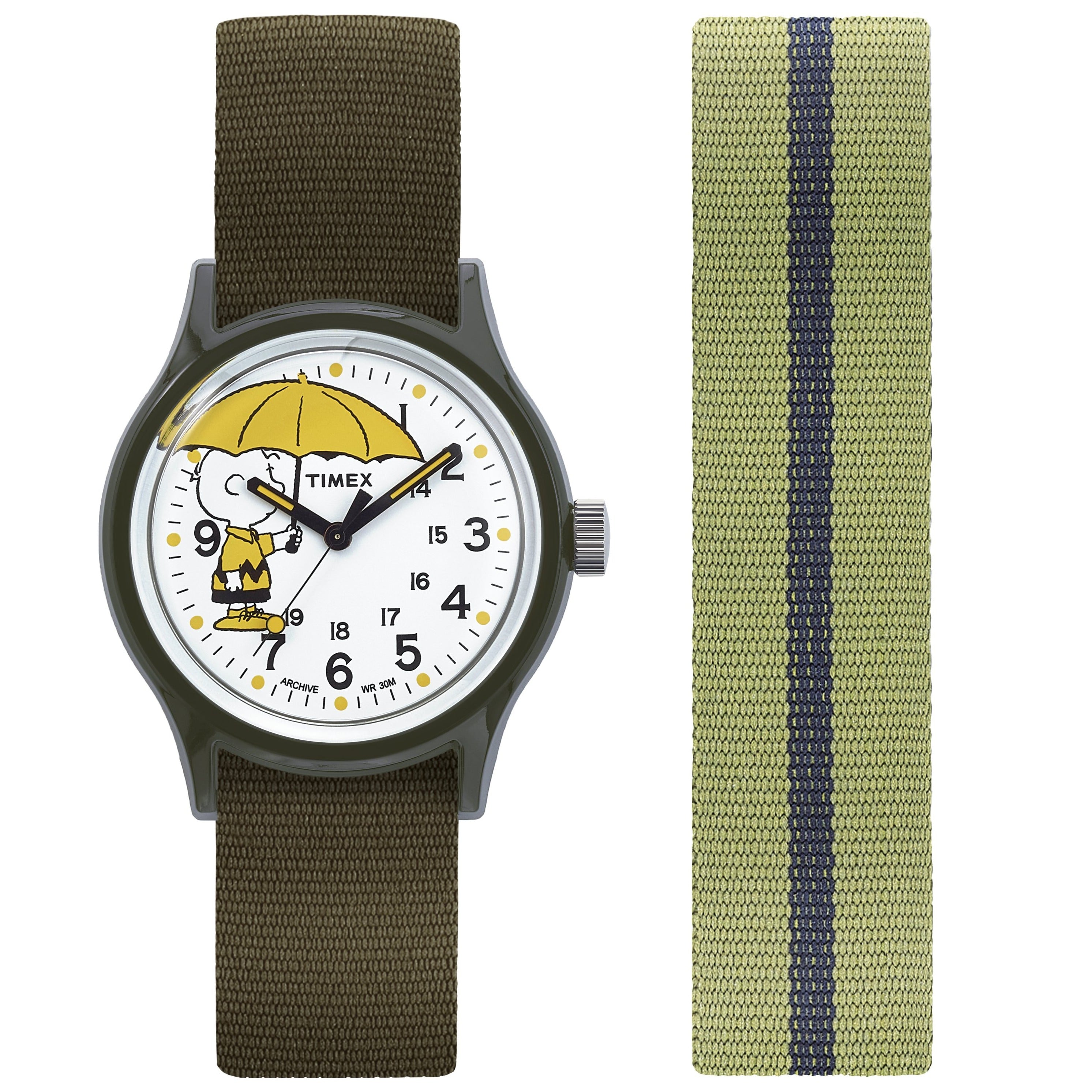 Timex MK1 - Charlie Brown 36mm Fabric Strap Watch Box Set – Tomorrow Store  UK