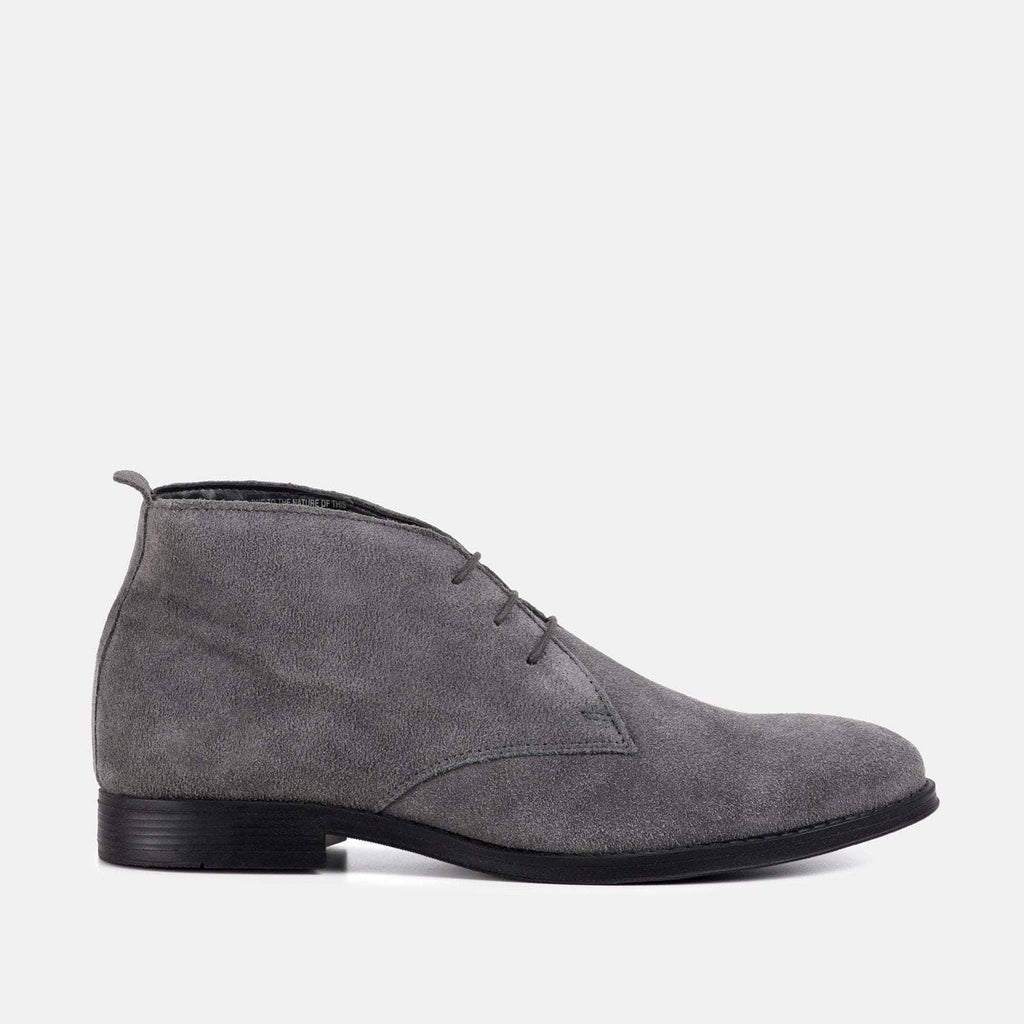 REDFOOT Derry Grey (Men's Suede Desert Boot) | Redfoot – Bells Shoes