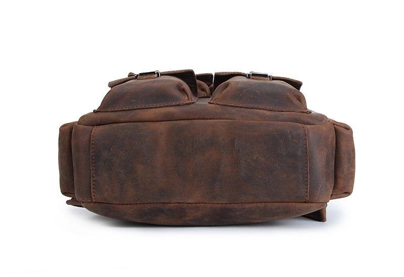 Howard Vintage Leather Backpack, Travel Backpack - Fashionably Late