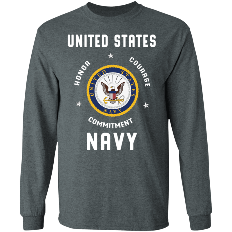 USN HONOR COURAGE COMMITMENT SHIRT