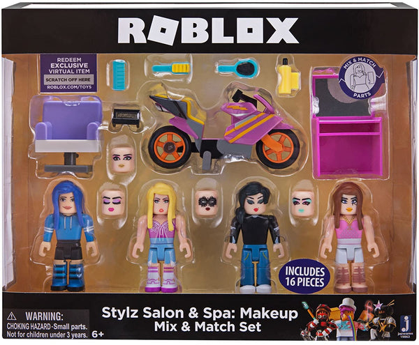 Roblox Celebrity Collection Stylz Salon And Spa Makeup Four Figure Experience Toys And Games - roblox font pack