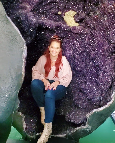 Giant Amethyst to sit inside of Cassondra Justine