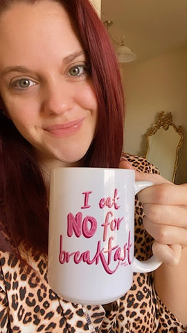 I Eat No For Breakfast Coffee Mug Kamala Harris
