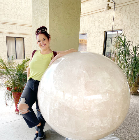 Giant Sphere Crystal Cassondra Justine