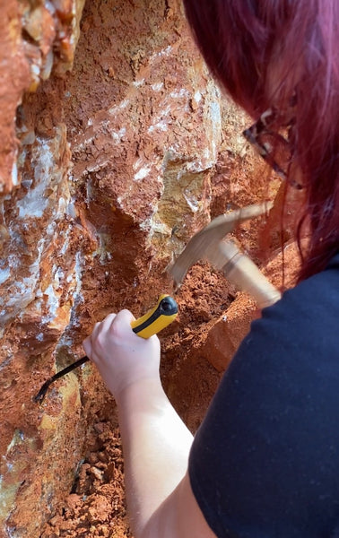 Quartz Crystal Digging in Mount Ida