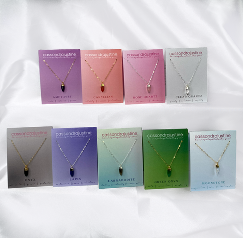 Crystal Intention Necklaces