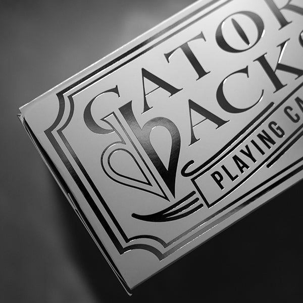 Authentic Details about   Silver Gatorbacks Deck By David Blaine