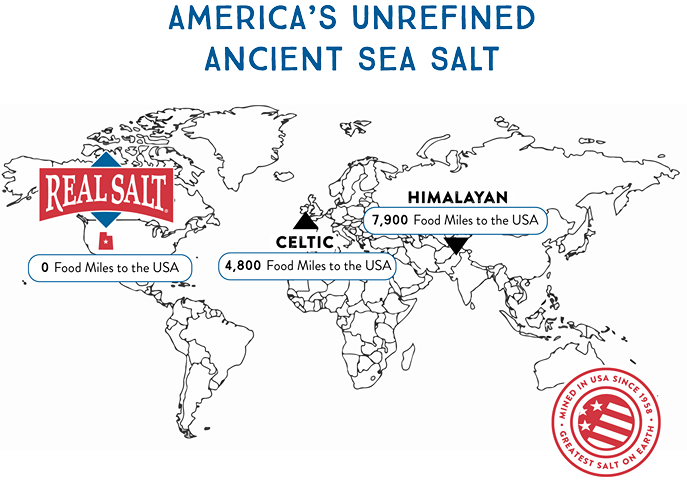 America's America's Unrefined Ancient Sea Salt Redmond Real Salt