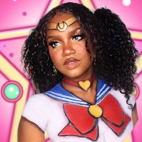 Sailor Moon Halloween Costume- Halloween Costume Ideas for Curly Hair