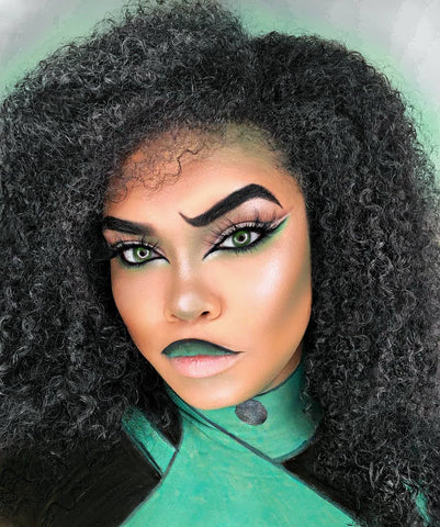 Shego - Kim Possible Costume - Natural Hair Halloween Costume Ideas