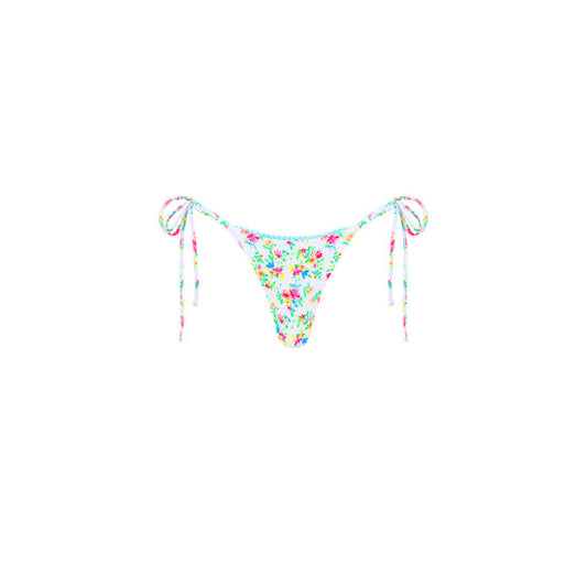 Kulani Kinis Micro Thong Tie Side Bikini Bottom - Tropical Illusion (S –  Sand Surf Co.