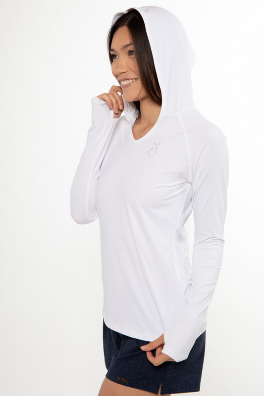 Reel Skipper Classic Performance Hood UV Shirt - Womens Hooded Rash Guard –  Sand Surf Co.