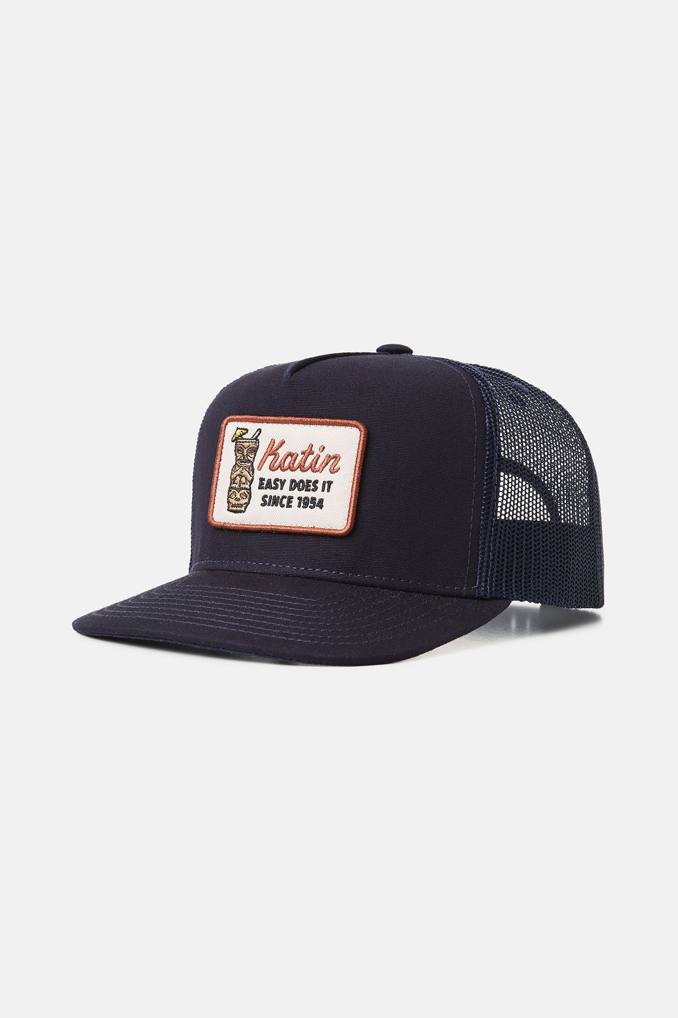 Katin Tiki Trucker Hat - Navy Mens Trucker Cap – Sand Surf Co.