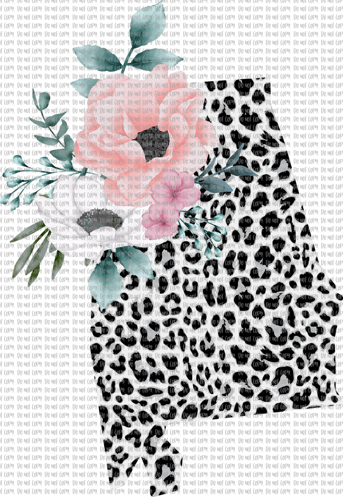 Download Leopard States With Flowers Sublimation Mjctransfers