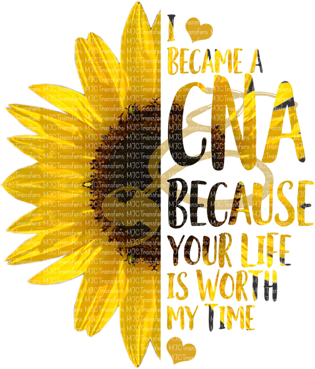 Sublimation Transfer Design Sunflower She Is Clothed In Strength 14b 0394