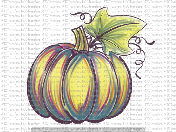 Download Watercolor Pumpkin Sublimation Mjctransfers