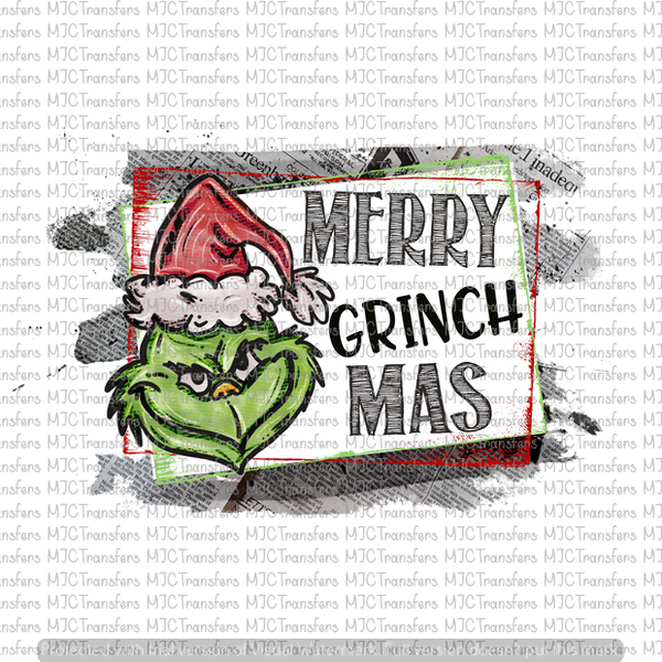 Download MERRY GRINCH MAS (SUBLIMATION) - MJCTransfers