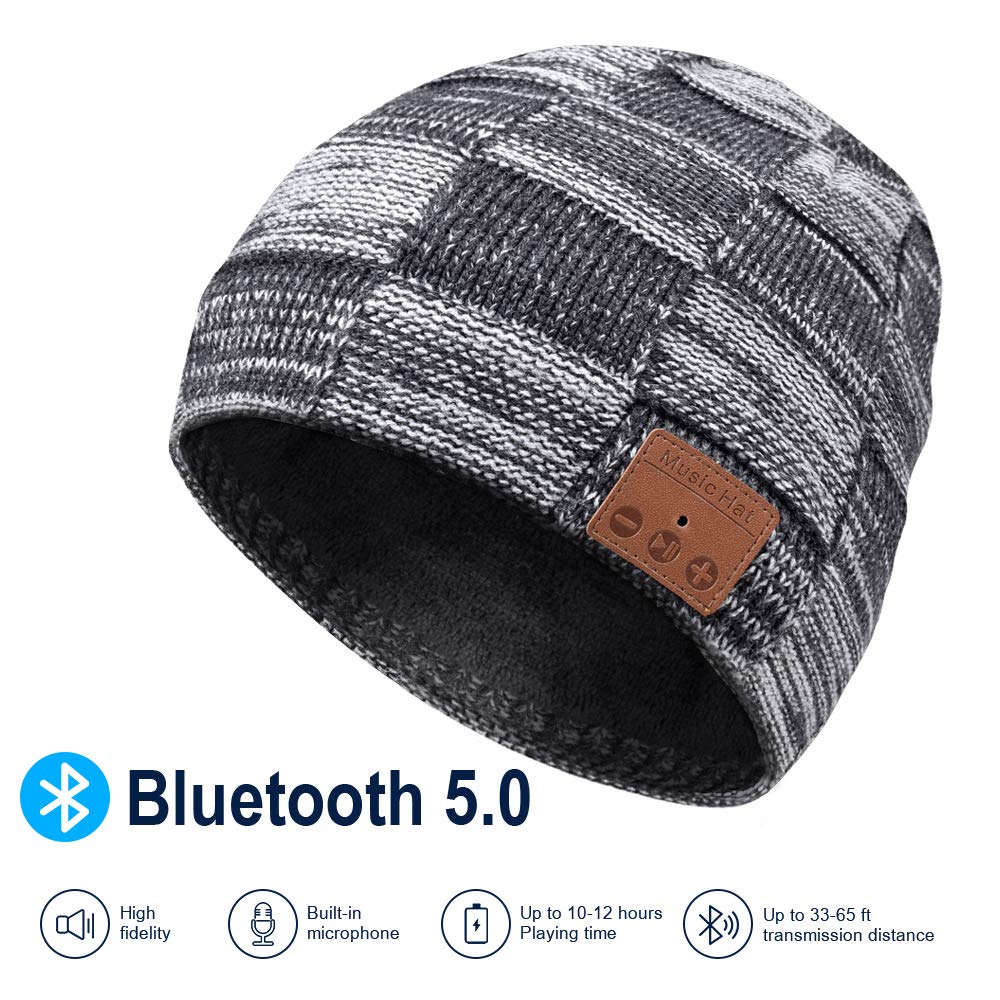 Beanie with Bluetooth Earphones