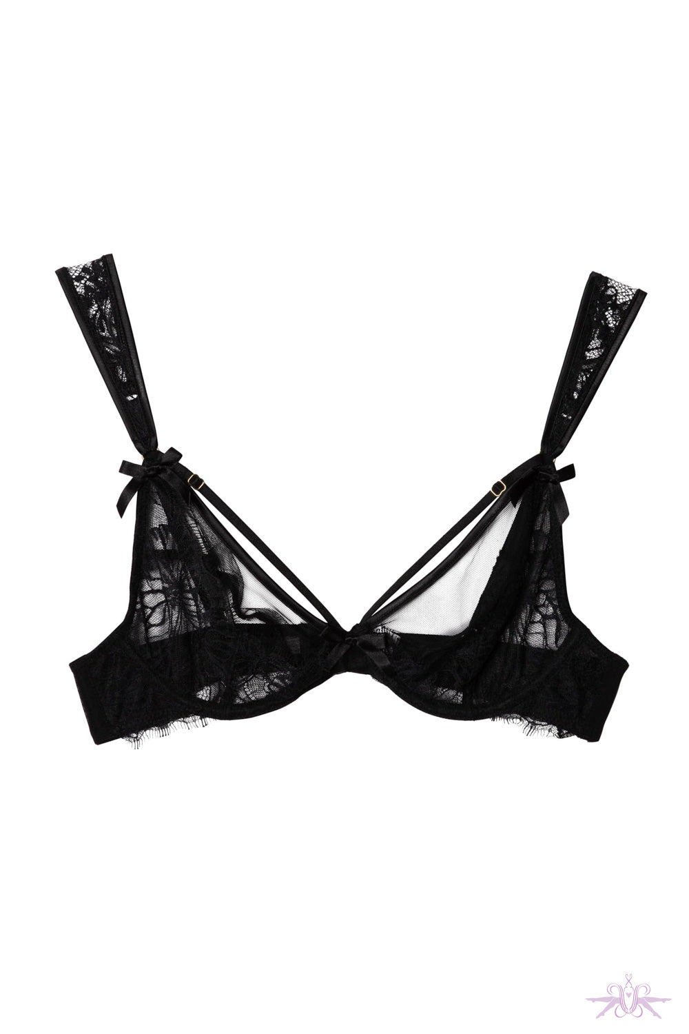 Playful Promises Fallon Plunge Black Bra at the Hosiery Box Bras and ...