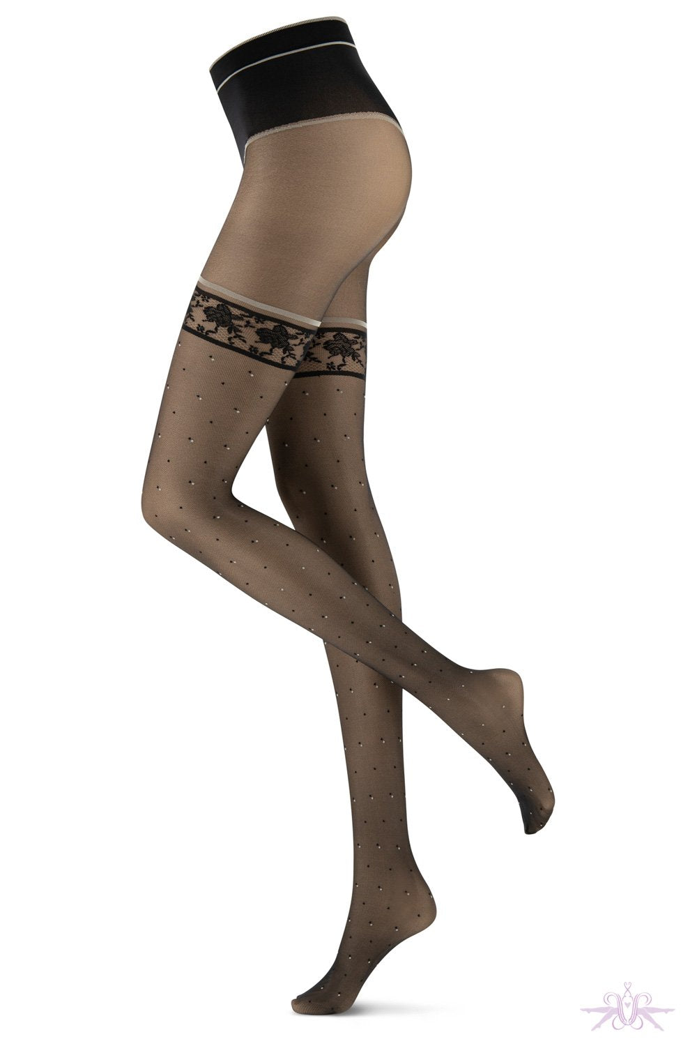 Cortina 100 denier Opaque Tights - For Her from The Luxe Company UK