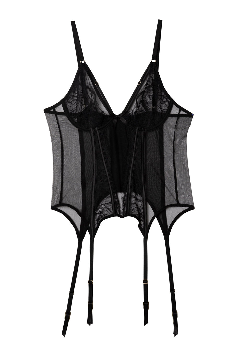 Playful Promises Fallon Black Basque at The Hosiery Box Basques and ...