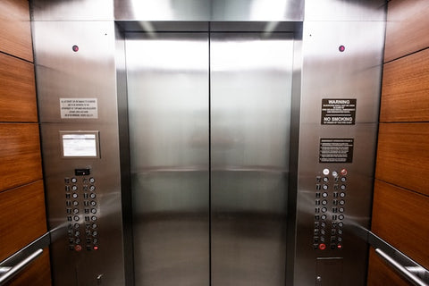 interior of the elevator