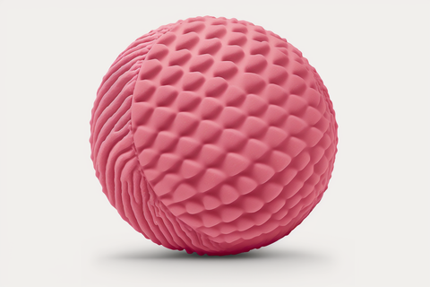 pink lacrosse massage ball