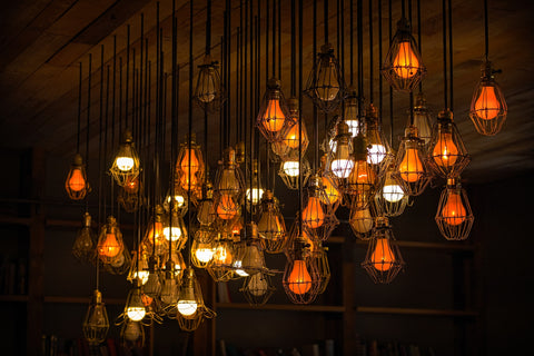 hanging led bulbs 