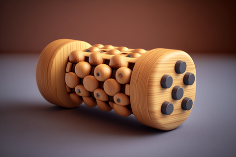eco-friendliness wooden massage roller