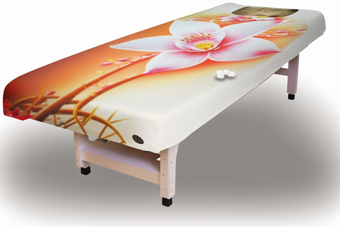 floral massage table cover