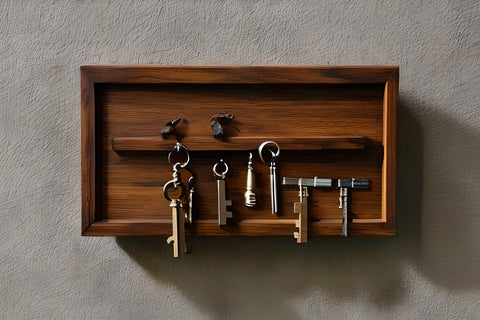 How to Hang Up a Key Holder? - Wooden Earth