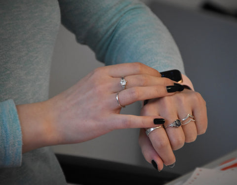 smartwatch on a woman's wrist 