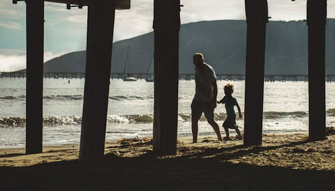 walking on shore