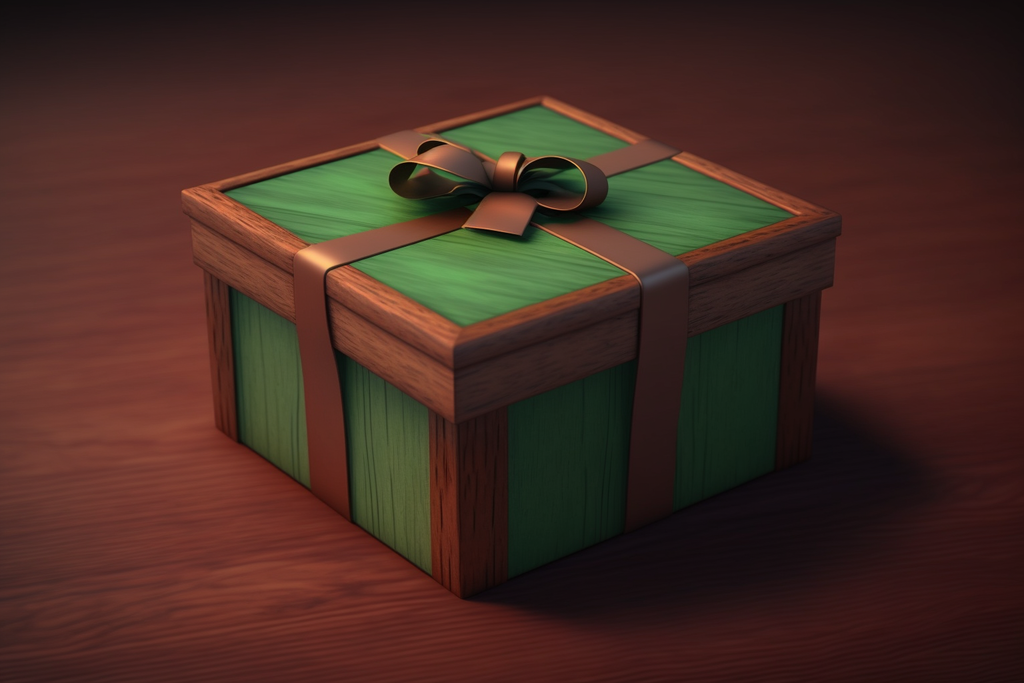 wooden gift box 
