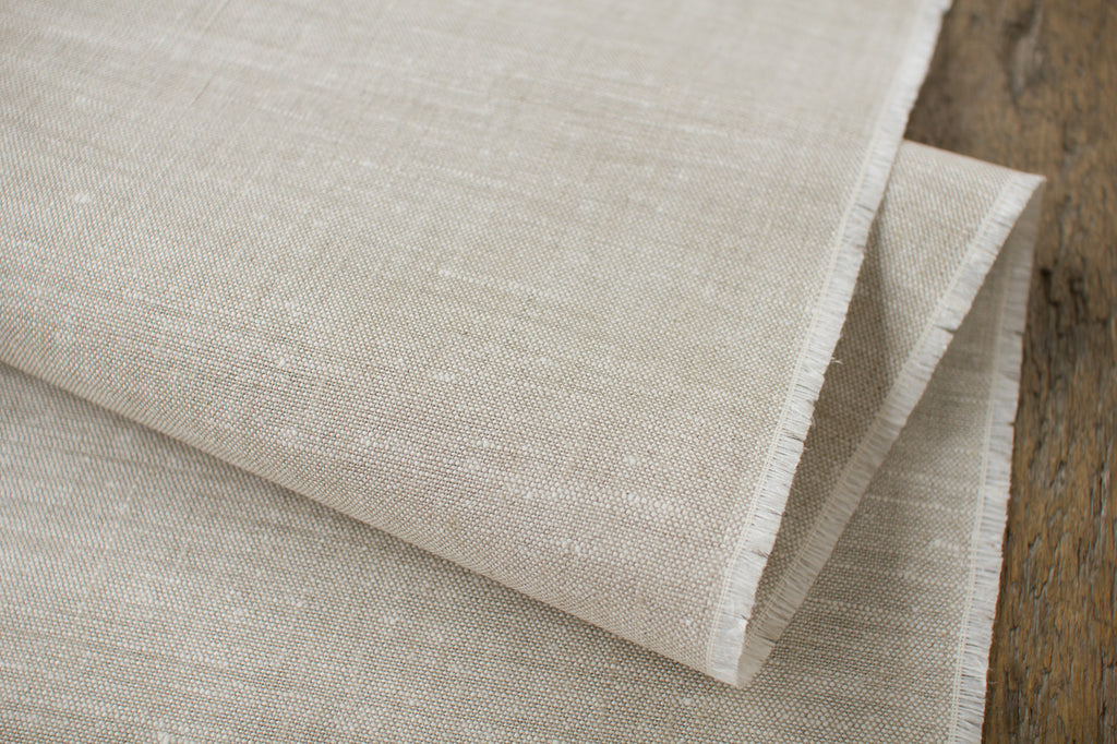 Oatmeal Heavyweight Eco-linen– Ink & Spindle