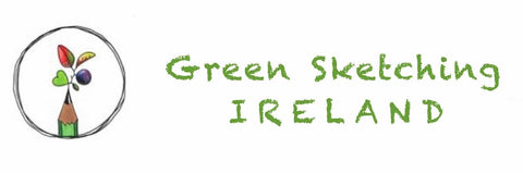 Green Sketching Ireland logo