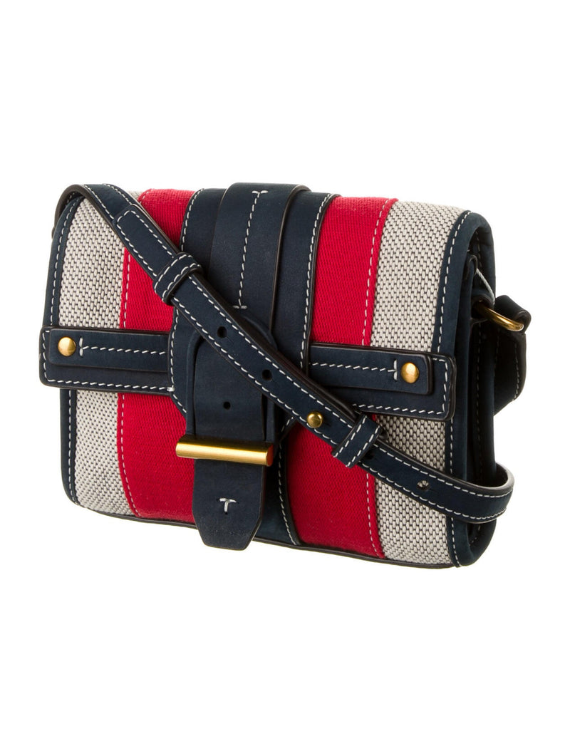 Tory Burch Canvas and Suede Crossbody Bag – Simply Audrey